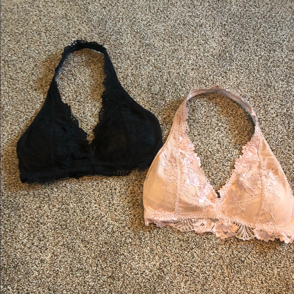 (not part of sale) Two lace bralettes <3